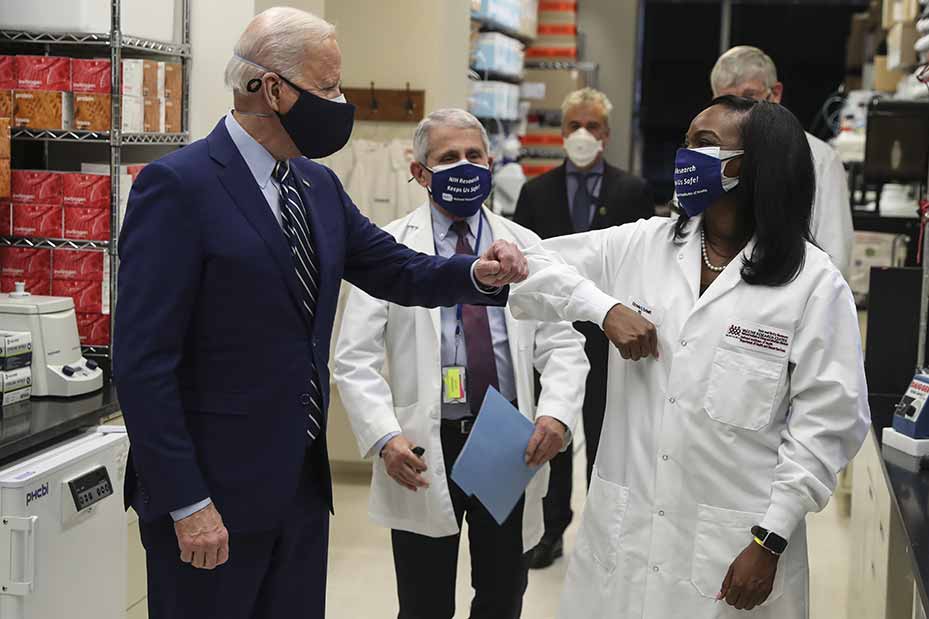 President Biden Visits The National Institutes Of Health U.S.